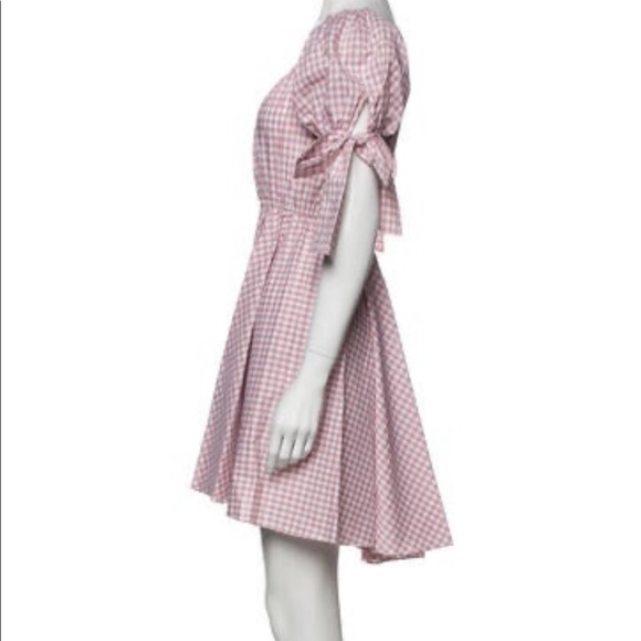 Caroline Constas pink gingham dress - Picture 3 of 4